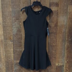 Chic Black Sleeveless Kids Dress